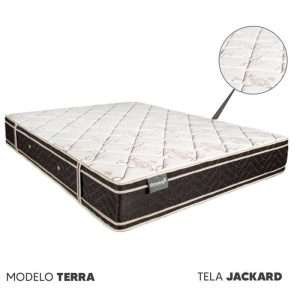 🛏️ Colchón Deseo Terra – Confort Premium con Resortes Pocket y Doble Euro Pillow