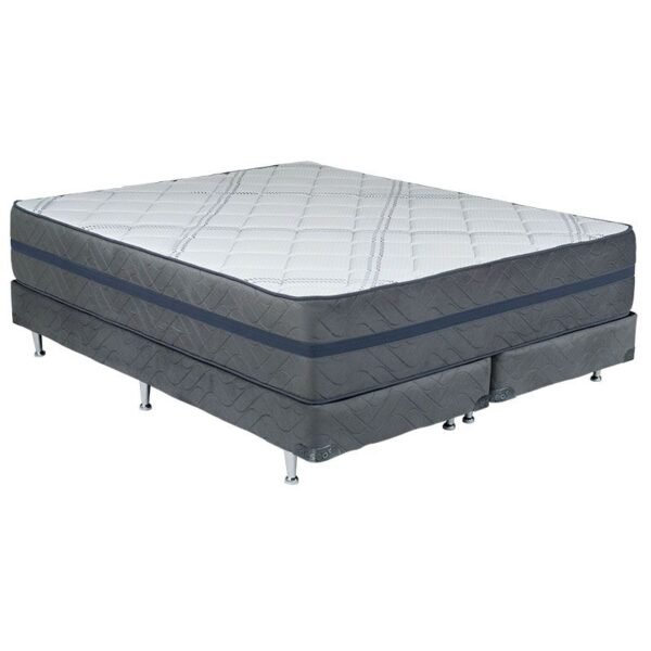 🛏️ Conjunto de Colchón y Sommier Deseo Sahara Verano – Espuma de Alta Densidad con Tejido Refrigerante