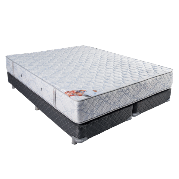 🛏️ Conjunto de Colchón y Sommier Deseo Onix – Espuma de Alta Densidad de 35 kg/m³