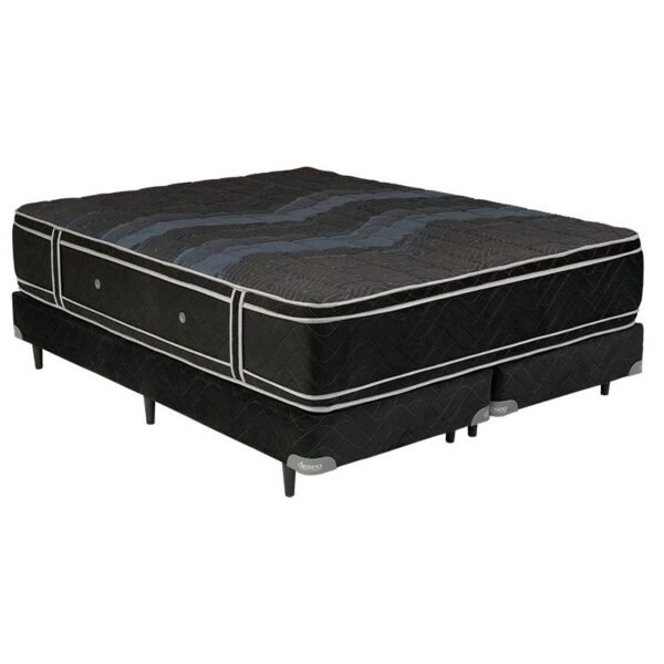 🛏️ Conjunto de Colchón y Sommier Deseo Prestige – Espuma de Alta Densidad con Doble Euro Pillow
