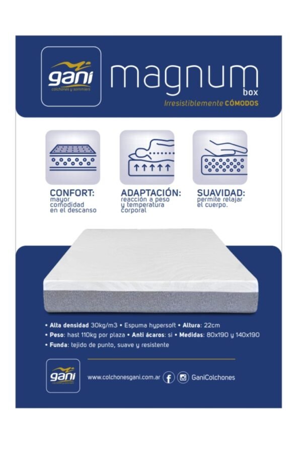 🛏️ Colchón Gani Magnum Box