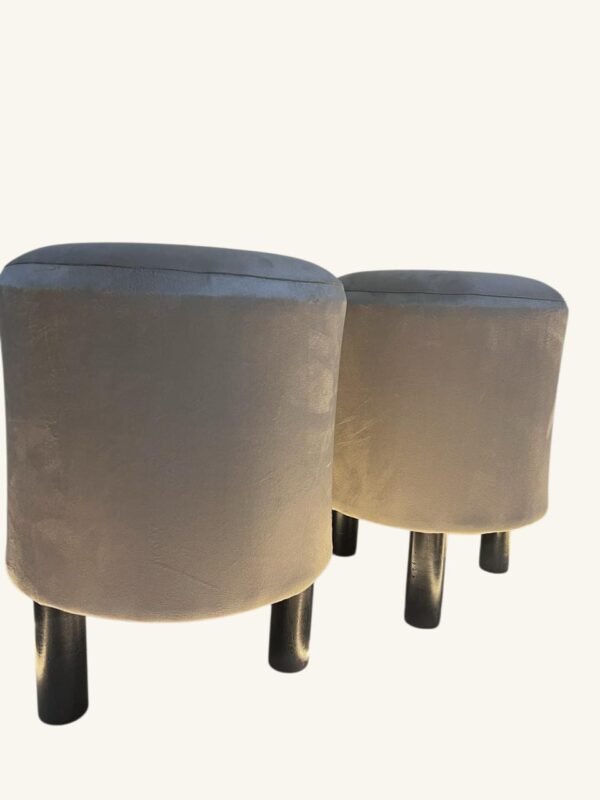 Puff redondo 40x45 Ecocuero