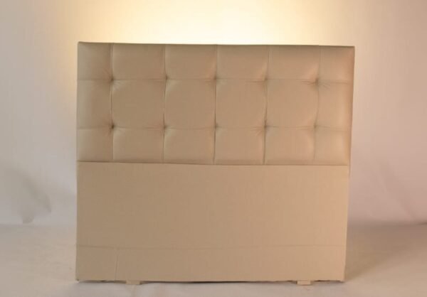 🛏️ Respaldo Costura Windy Plomo – 140 cm